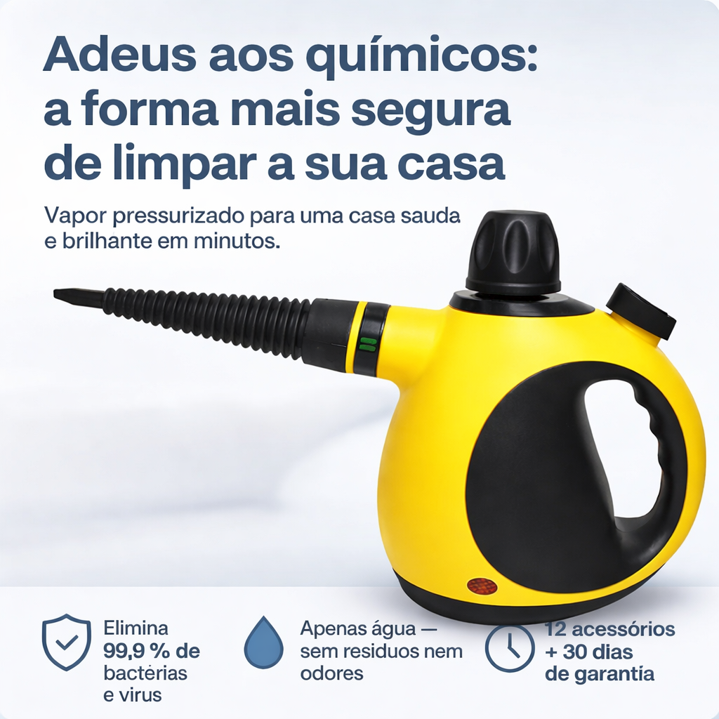 Rovento™  de limpeza a vapor de alta pressão tudo-em-um