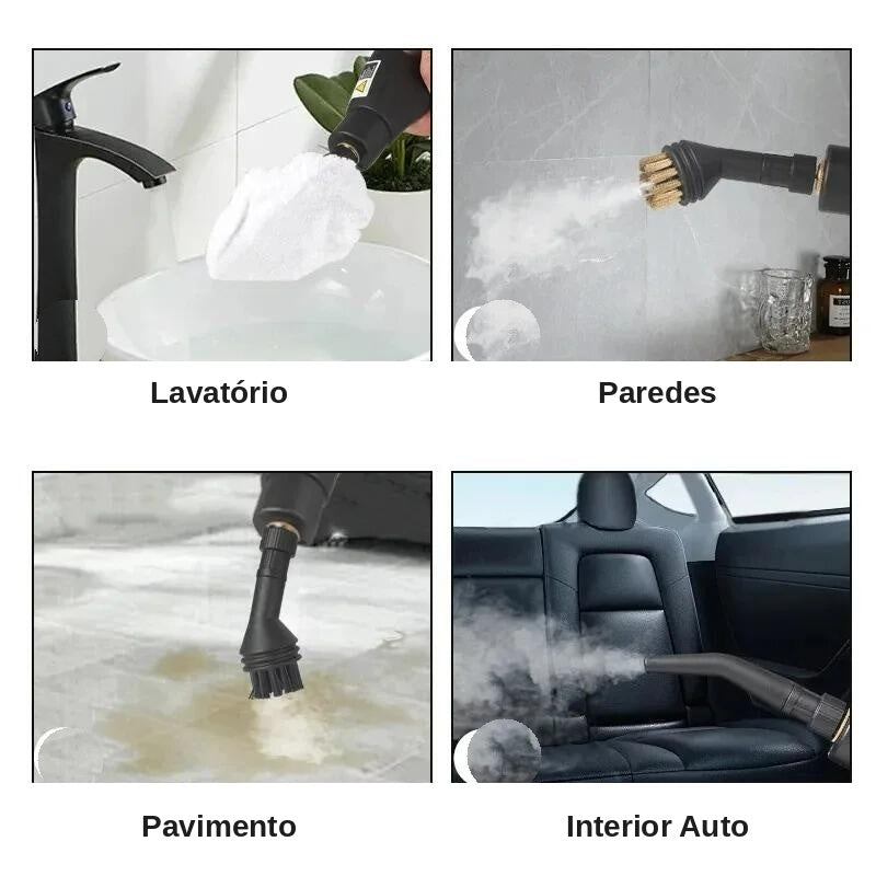 Limpador a Vapor Portátil 2500W